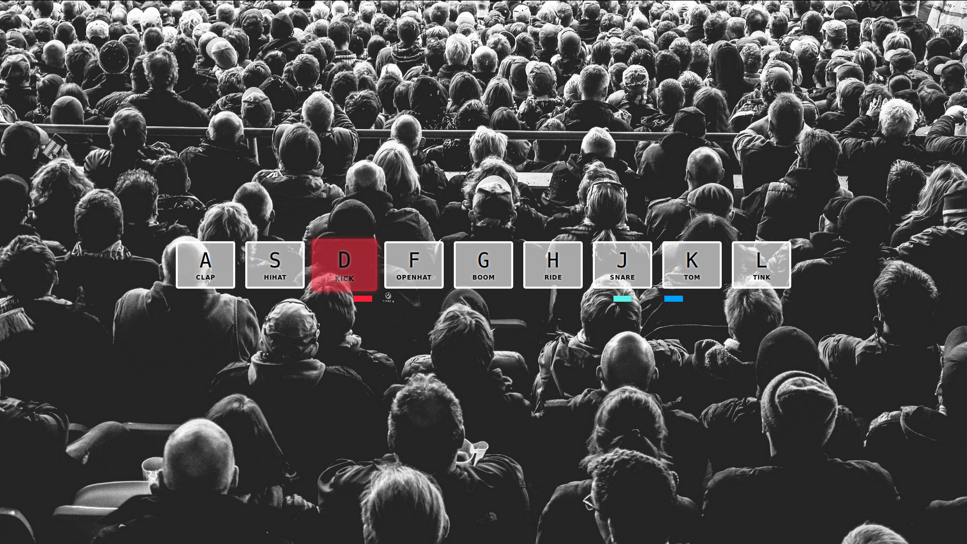 JavaScript Drum Kit Demo