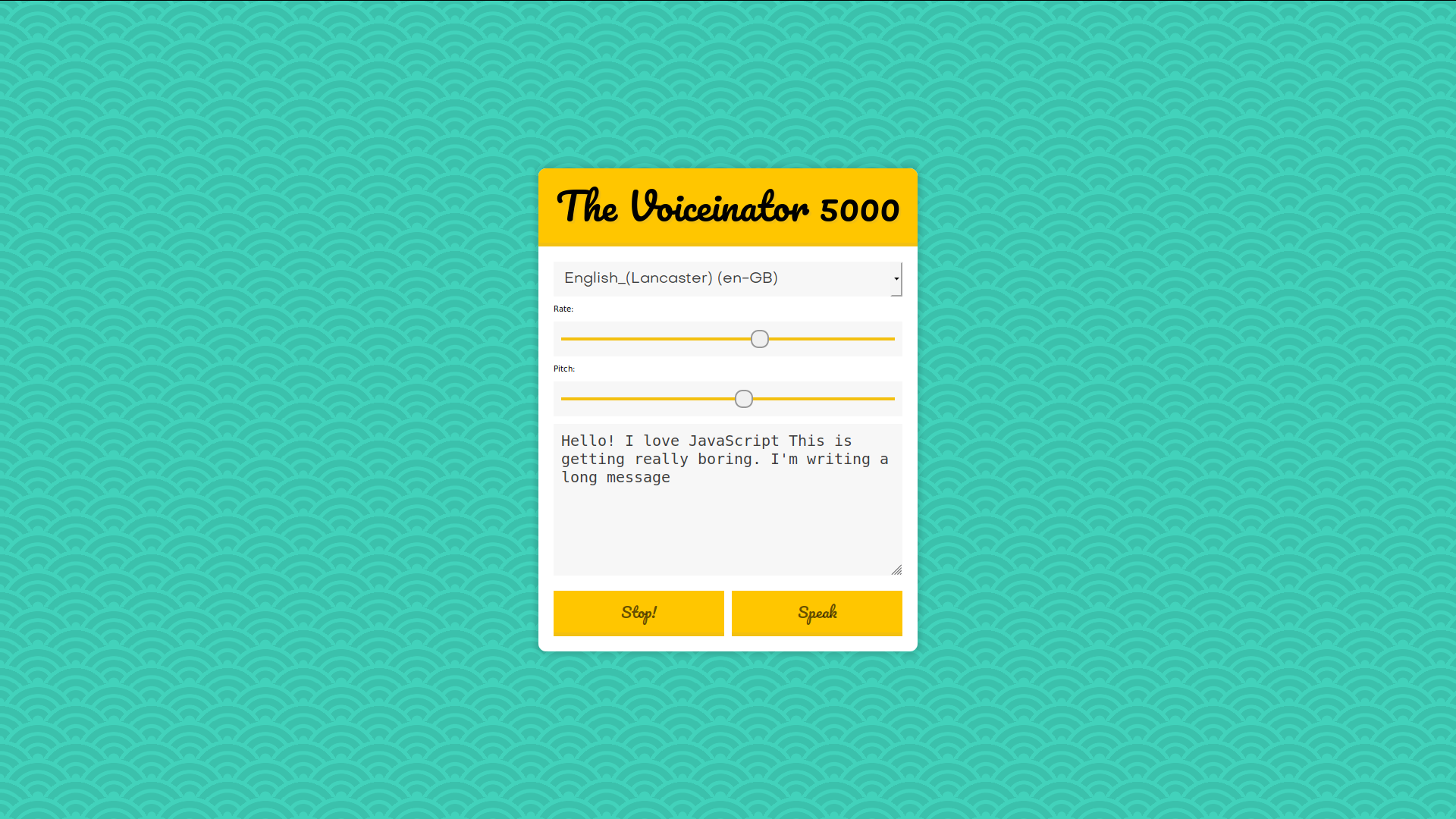 Speech Synthesis Demo
